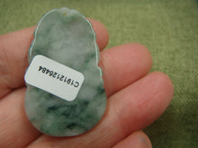 Load image into Gallery viewer, Certified Natural Jadeite Emerald A*Jade HandCarved Ox Cow Pendant C6484 with Gift Box