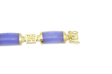 Load image into Gallery viewer, 10% OFF- 190mm/7.5in Certified Natural Ice Jadeite Emerald Jade Gems Gold Plated Fortune Lucky Link Clasp Bracelet