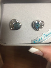 Load image into Gallery viewer, 10% OFF- Certified Storrs Genuine Sea Blue Wild Pearle Heart Earrings