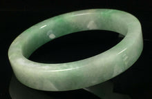 Load image into Gallery viewer, 10% OFF- 57/58/59mm Certified Natural Lavender Jadeite Emerald A*Jade HandCarved Lucky Jade Bangle A153
