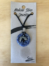 Load image into Gallery viewer, 10% OFF- Certified Natural Canada Storrs Medicine Blue Jade Stone Jewelry Sodalite Pendant-Neclace