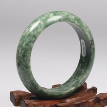 Load image into Gallery viewer, 10% OFF- 55/56/57mm Certified Natural Emerald Guizhou Jade A HandCarved Lucky Bracelet Bangle JK4843
