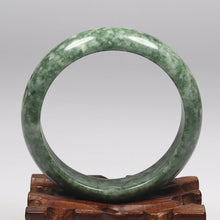 Load image into Gallery viewer, 10% OFF- 55/56/57mm Certified Natural Emerald Guizhou Jade A HandCarved Lucky Bracelet Bangle JK4843