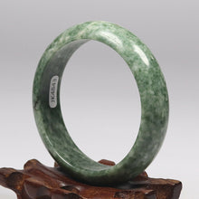 Load image into Gallery viewer, 10% OFF- 55/56/57mm Certified Natural Emerald Guizhou Jade A HandCarved Lucky Bracelet Bangle JK4843