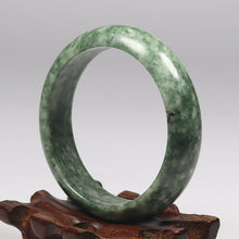 Load image into Gallery viewer, 10% OFF- 55/56/57mm Certified Natural Emerald Guizhou Jade A HandCarved Lucky Bracelet Bangle JK4843