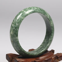 Load image into Gallery viewer, 10% OFF- 55/56/57mm Certified Natural Emerald Guizhou Jade A HandCarved Lucky Bracelet Bangle JK4843