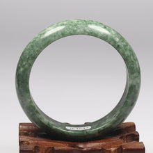 Load image into Gallery viewer, 10% OFF- 55/56/57mm Certified Natural Emerald Guizhou Jade A HandCarved Lucky Bracelet Bangle JK4843