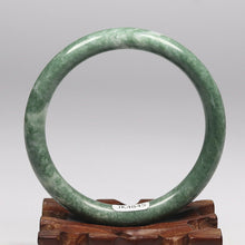 Load image into Gallery viewer, 10% OFF- 62/63/64mm Certified Natural Emerald Guizhou Jade A HandCarved Lucky Round Bracelet Bangle K4845