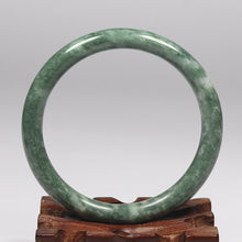 Load image into Gallery viewer, 10% OFF- 62/63/64mm Certified Natural Emerald Guizhou Jade A HandCarved Lucky Round Bracelet Bangle K4845