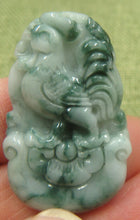 Load image into Gallery viewer, Certified Natural Jadeite Emerald A*Jade HandCarved Rooster Pendant C1938 with Gift Box