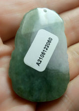 Load image into Gallery viewer, 10% OFF- Certified Natural Ice Jadeite Emerald A*Jade HandCarved Lucky Sheep YuanBao Pendant A2060