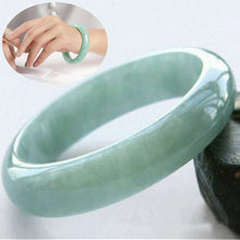 Load image into Gallery viewer, 52-65mm Certified Natural Jadeite Emerald Jade Carved Bracelet Bangle A1940 with Gift Box