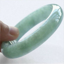 Load image into Gallery viewer, 52-65mm Certified Natural Jadeite Emerald Jade Carved Bracelet Bangle A1940 with Gift Box