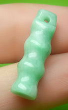 Load image into Gallery viewer, 10% OFF- Certified Natural Jadeite Emerald A Jade HandCarved Lucky Bamboo 节节高 Pendant A8162