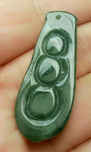 Load image into Gallery viewer, 10% OFF- Certified Natural Jadeite Emerald A Jade HandCarved Lucky Beans Leaf 连升三级Pendant A