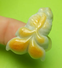 Load image into Gallery viewer, 10% OFF- Certified Natural Jadeite Emerald A Jade HandCarved Lucky Gold Fish 金玉满堂 Coin Pendant A8170
