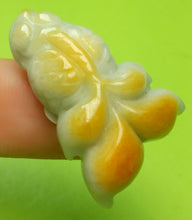 Load image into Gallery viewer, 10% OFF- Certified Natural Jadeite Emerald A Jade HandCarved Lucky Gold Fish 金玉满堂 Coin Pendant A8170