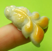 Load image into Gallery viewer, 10% OFF- Certified Natural Jadeite Emerald A Jade HandCarved Lucky Gold Fish 金玉满堂 Coin Pendant A8170