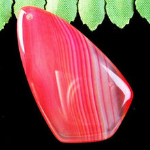 Load image into Gallery viewer, 10% OFF- Certified Natural Red Onyx Jade Inverted Triangle Pendant