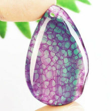 Load image into Gallery viewer, 10% OFF- Certified Natural Purple Green Dragon Veins Emerald Jade Pendant