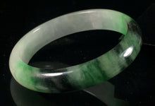 Load image into Gallery viewer, 10% OFF- 56/57/58mm Certified Natural Lavender Jadeite Emerald A*Jade HandCarved Lucky Jade Bangle A141