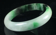 Load image into Gallery viewer, 10% OFF- 56/57/58mm Certified Natural Lavender Jadeite Emerald A*Jade HandCarved Lucky Jade Bangle A141