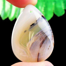 Load image into Gallery viewer, 10% OFF- Certified Natural Pink Emerald A*Jade HandCarved Lucky Safety Waterdrop Pendant