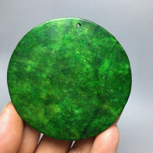 Load image into Gallery viewer, 10% OFF- Certified Natural Green Emerald A*Jade HandCarved Lucky Dragon Pendant