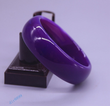 Load image into Gallery viewer, 10% OFF- 65/66/67mm Certified Natural Purple Emerald A*Jade HandCarved Lucky Bangle A1940