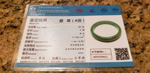 Load image into Gallery viewer, 10% OFF- 60/61/62mm Certified Natural Jadeite Emerald A*Jade HandCarved Bracelet Bangle x9411