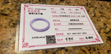 Load image into Gallery viewer, 10% OFF- 57/58/59mm Certified Natural Lavender Jadeite Emerald A*Jade HandCarved Dragon Bracelet Bangle HA3935 with Gift Box