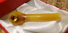 Load image into Gallery viewer, Rare Ancient Chinese Genuine Natural Yellow Jade HandCarved Cigarette Holder Gift A1940