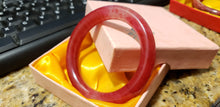 Load image into Gallery viewer, 10% OFF- 51/52/53mm Certified Natural Red Jadeite Emerald A*Jade HandCarved Bangle A68