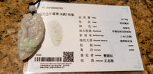 Load image into Gallery viewer, 10% OFF- Certified Natural Jadeite Emerald A*Jade HandCarved Lucky Dragon Pendant ZG2705