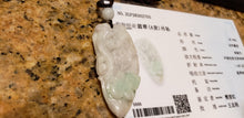 Load image into Gallery viewer, 10% OFF- Certified Natural Jadeite Emerald A*Jade HandCarved Lucky Dragon Pendant ZG2705