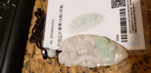 Load image into Gallery viewer, 10% OFF- Certified Natural Jadeite Emerald A*Jade HandCarved Lucky Dragon Pendant ZG2705