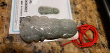 Load image into Gallery viewer, 10% OFF- Certified Natural Jadeite Emerald A*Jade HandCarved Blessing Guanyin Pendant W0062