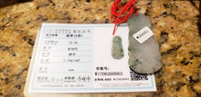 Load image into Gallery viewer, 10% OFF- Certified Natural Jadeite Emerald A*Jade HandCarved Blessing Guanyin Pendant W0062