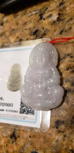Load image into Gallery viewer, 10% OFF- Certified Natural Jadeite Emerald A*Jade HandCarved Blessing Guanyin Pendant W0067