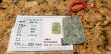 Load image into Gallery viewer, 10% OFF- Certified Natural Jadeite Emerald A*Jade HandCarved Blessing Lucky Kirin Pendant W0039