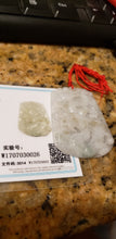 Load image into Gallery viewer, 10% OFF- Certified Natural Jadeite Emerald A*Jade HandCarved Lucky Dragon Pendant W0026