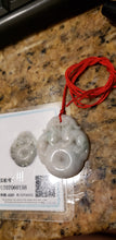 Load image into Gallery viewer, 10% OFF- Certified Natural Jadeite Emerald A*Jade HandCarved Lucky Two Pixiu-Dragon Pendant W0188