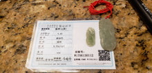Load image into Gallery viewer, 10% OFF- Certified Natural Jadeite Emerald A*Jade HandCarved Lucky Dragon Ruyi Pendant W0112