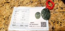 Load image into Gallery viewer, 10% OFF- Certified Natural Jadeite Emerald A*Jade HandCarved Lucky Dragon Pendant W0097