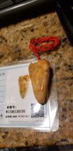 Load image into Gallery viewer, 10% OFF- Certified Natural Red Yellow Jadeite Emerald A*Jade HandCarved Lucky Dragon Pendant W0105