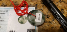 Load image into Gallery viewer, 10% OFF- Certified Natural Jadeite Emerald A*Jade HandCarved Lucky Safety Donut Pendant W0008