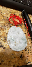 Load image into Gallery viewer, 10% OFF- Certified Natural Jadeite Emerald A*Jade HandCarved Lucky Dragon Pendant W0194