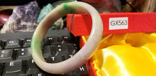 Load image into Gallery viewer, 10% OFF- 58/59/60mm Certified Natural Jadeite Emerald A*Jade HandCarved Bracelet Bangle GX563
