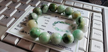 Load image into Gallery viewer, 10% OF- 50-63mm Certified Natural Multi-Color Jadeite Emerald Jade Carved 12MM STAR Beads Stretchy-Bracelet《Grade A》A0064