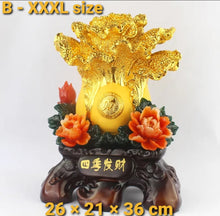 Load image into Gallery viewer, Chinese Feng Shui Lucky Wealth Cabbage Statue Home/Office Decor Sculpture Craft Living Room TV Cabinet Fortune Ornament Housewarming Gift